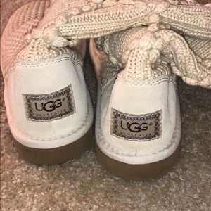 UGG Argyle knit boots